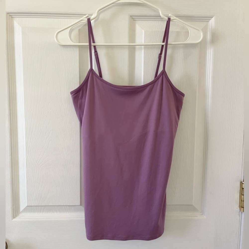 White House Black Market Lavender Spagetti Strap Top